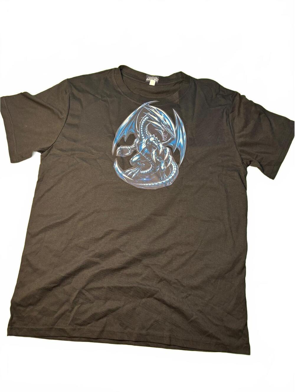 Blizzard Black Graphic Dragon Men's T-Shirt Size L